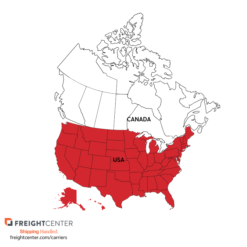 Foodliner Quest Liner Carrier Page North America Map