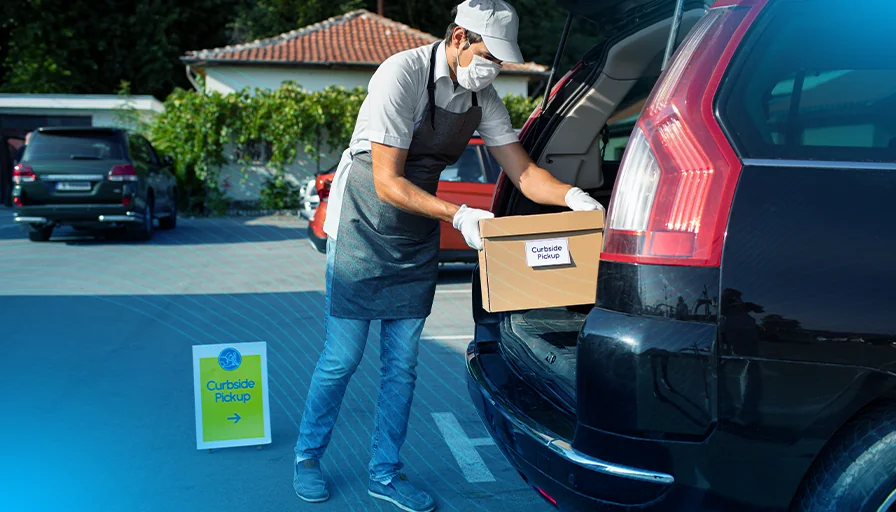 white glove curbside pickup