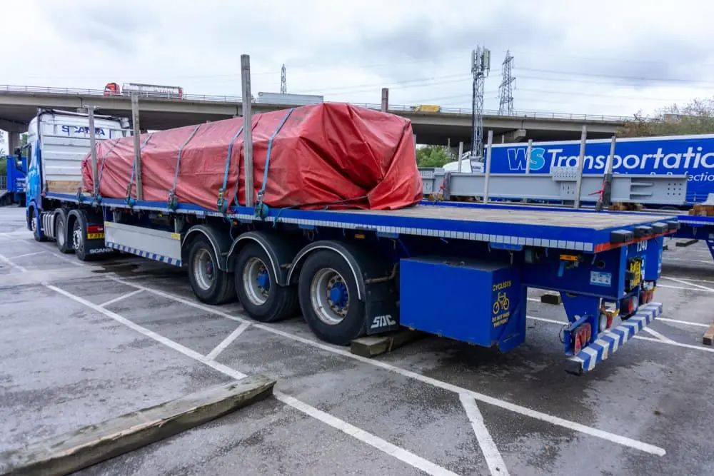partial truckload of sheeted steel