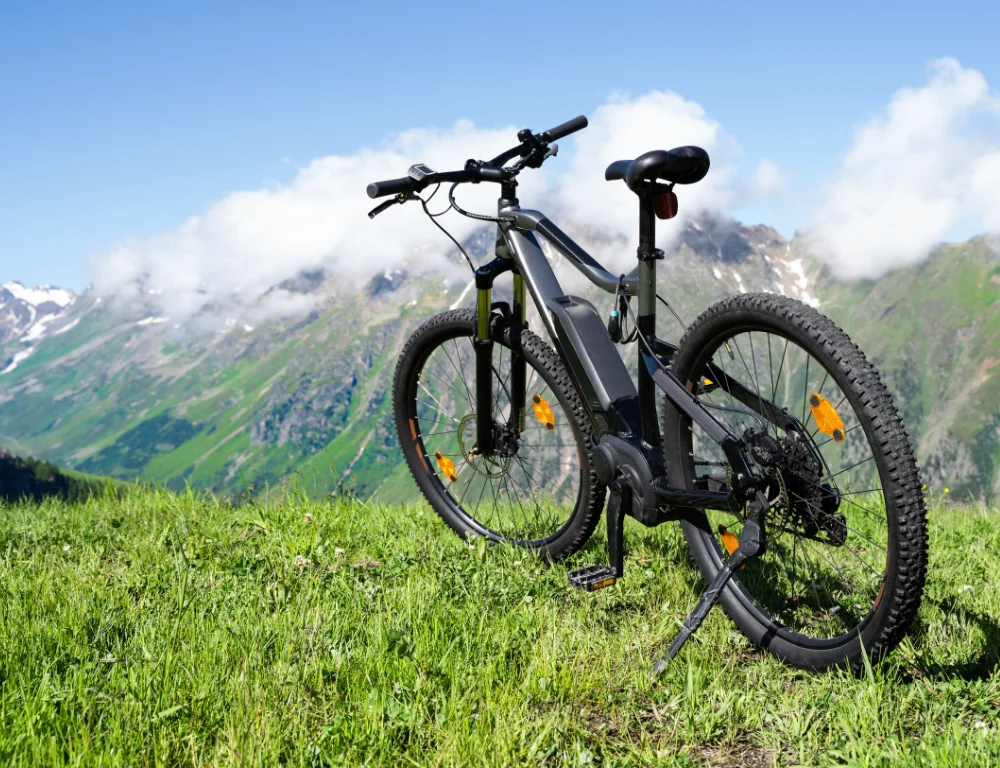 electric-bicycle-overlooking-valley