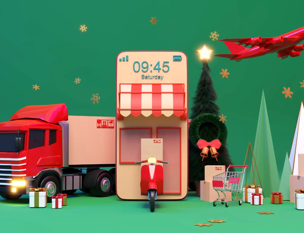 BFCM- cardboard-holiday-shopping-set