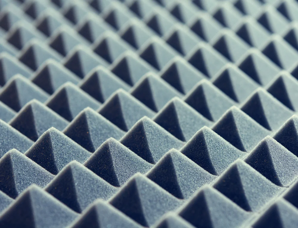 Acoustic foam panel background