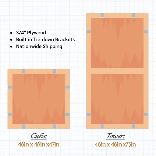 r+l you crate dimension diagram