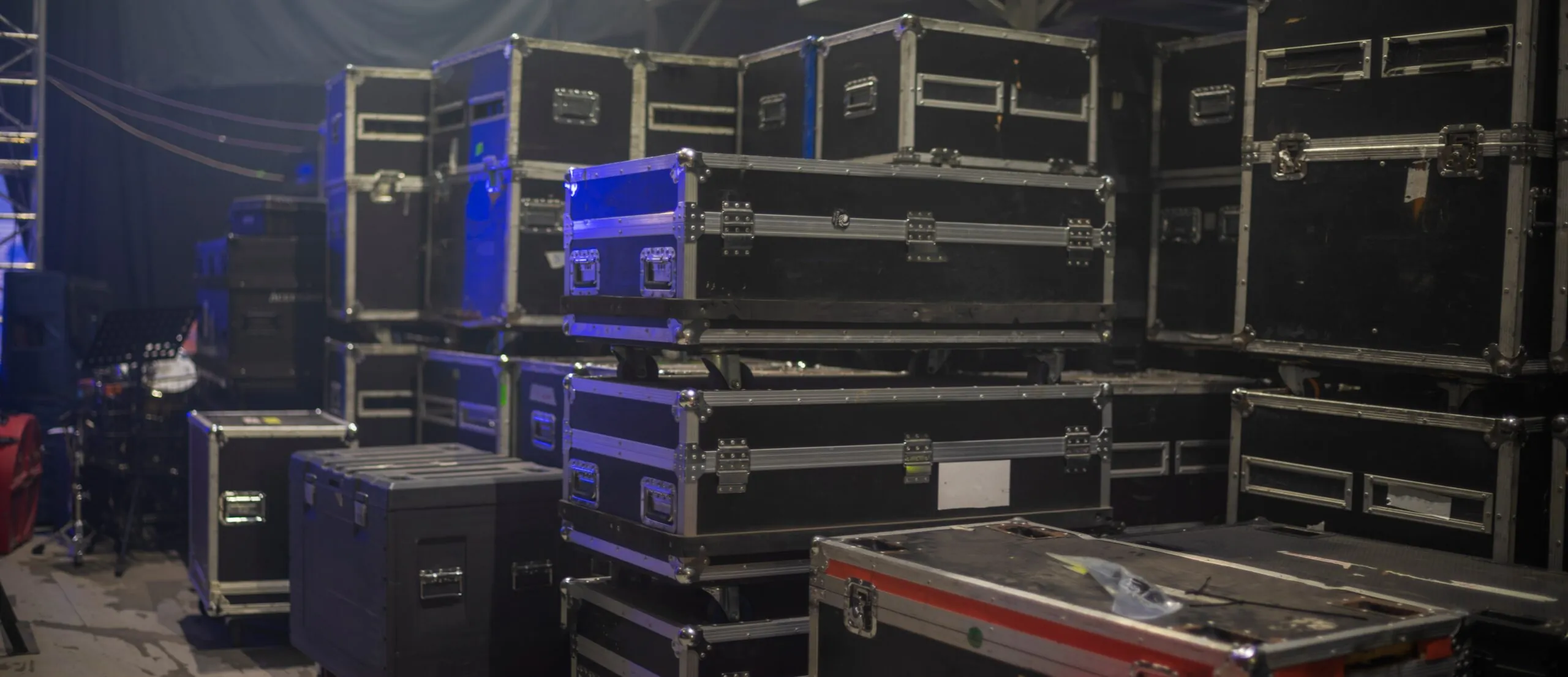 concert equipment shipping cases