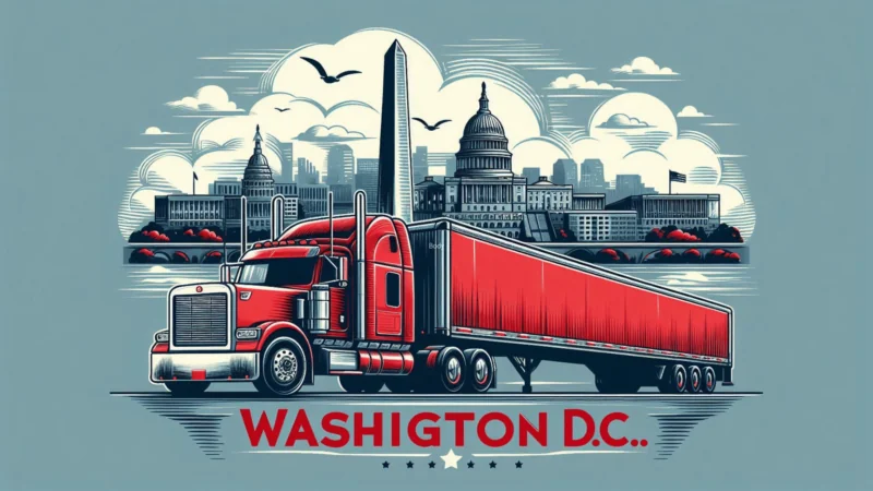 illustration of the city of Washington D.C.