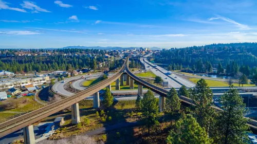 Spokane Washington roadways 