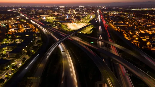 Irvine California roadways 