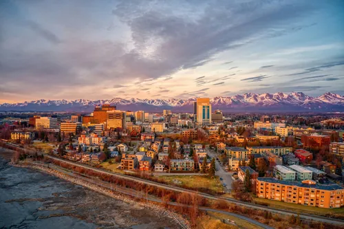 Anchorage Alaska skyline