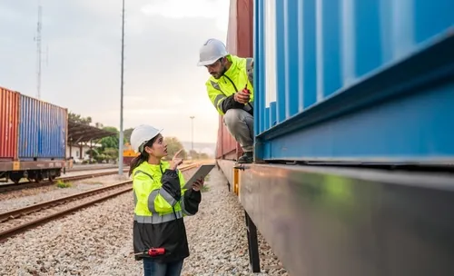 Railroad workers 