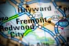 Fremont Freight Shipping map of Fremont California