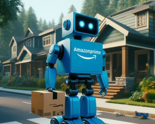 Fulfillment by Amazon robot concept art