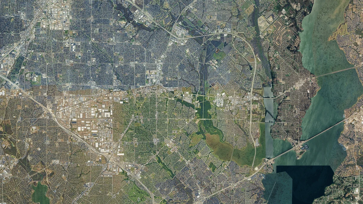 Garland Freight Shipping satellite picture of the Garland metro area