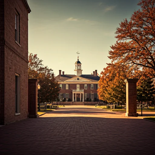 old brick building in Alexandria Virginia