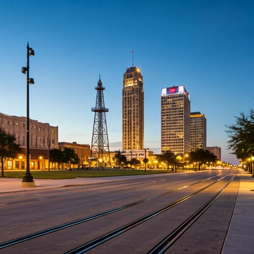 a railroad station in Beaumont Texas