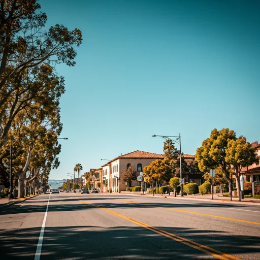 a street in Escondido CA.