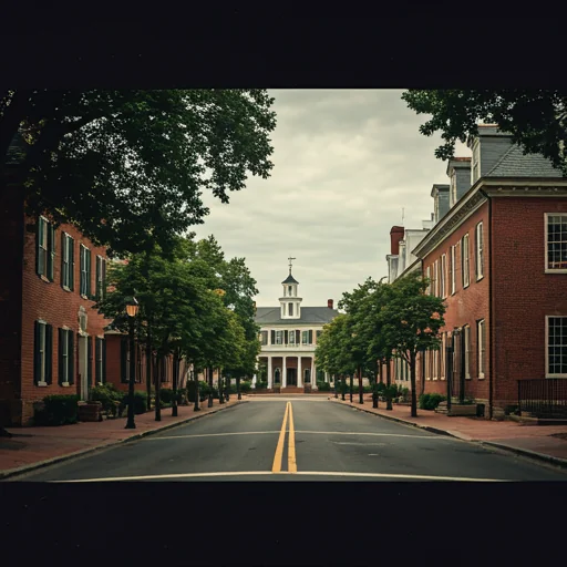 a brick street in newport news, virginia