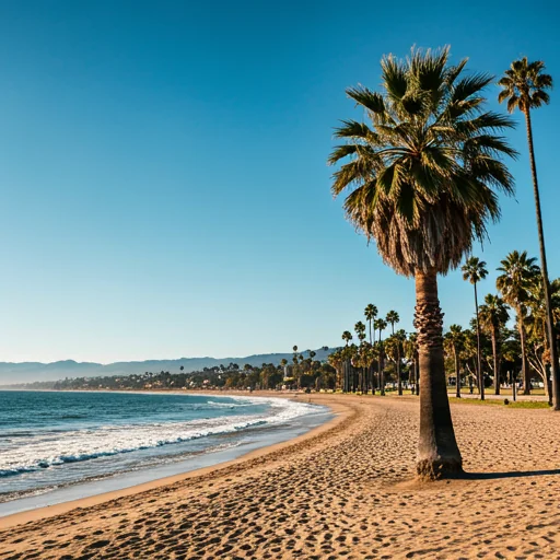 Photorealistic Image of a Santa Clarita beach