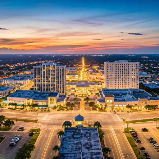 Pembroke Pines from above