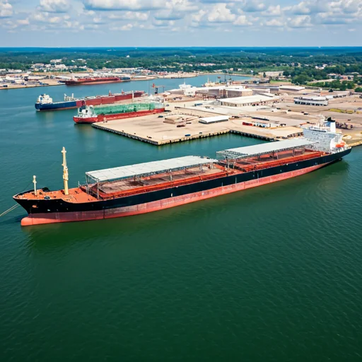 the Port of Clarksville terminal