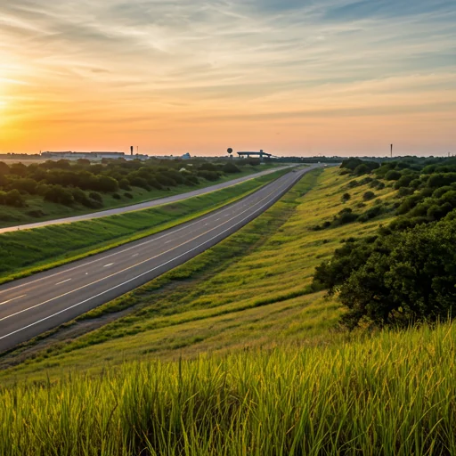 Flower Mound, Texas roadway