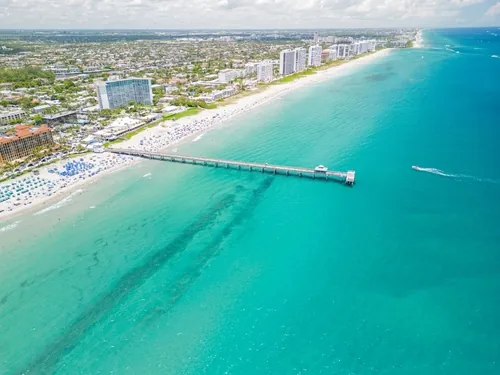 beautiful coastline of Boca Raton