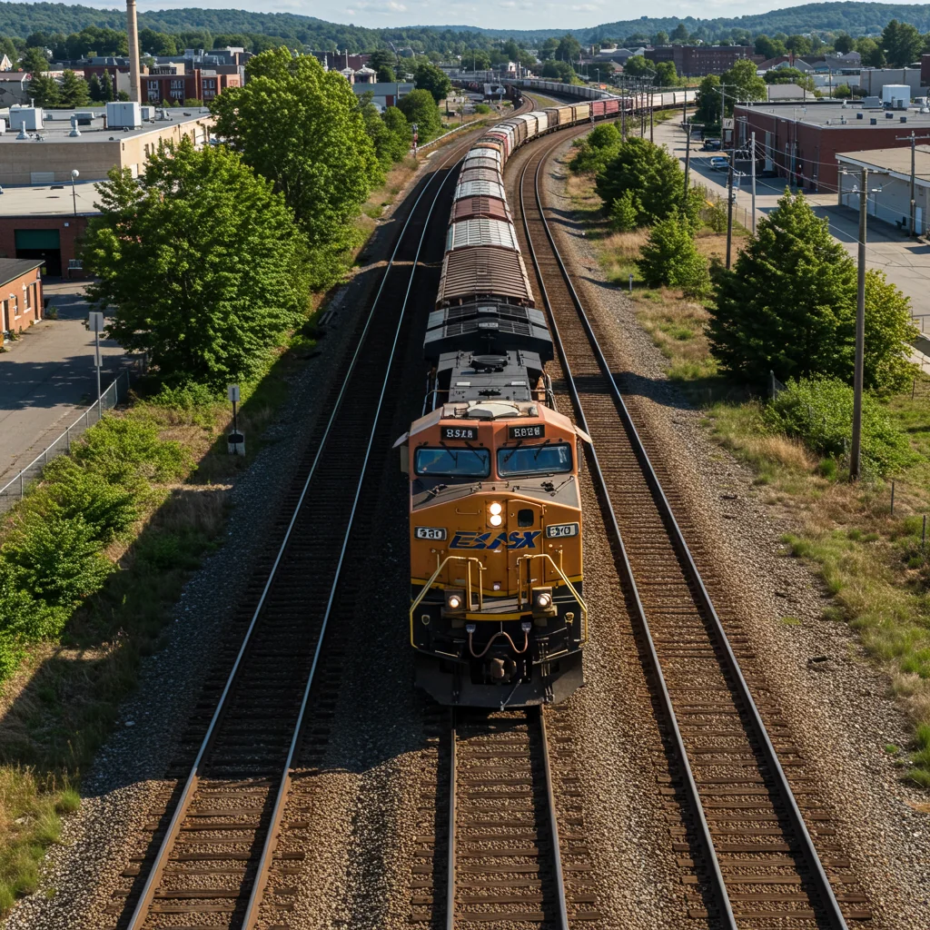 a railroad in Nashua