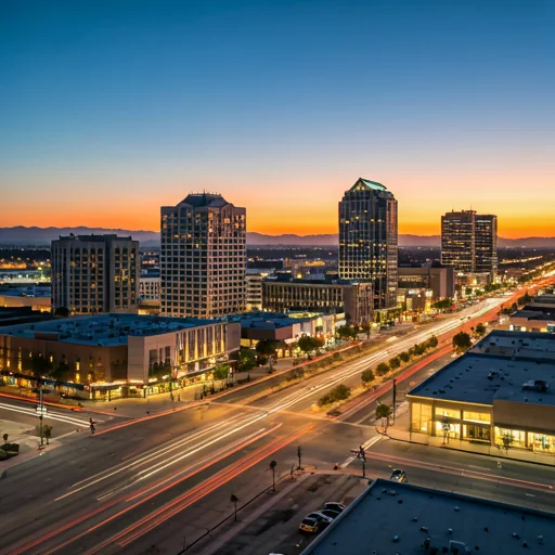 City of El Cajon at daybreak