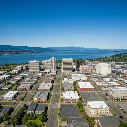 an aerial view of Gresham OR