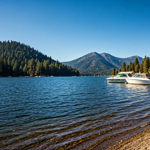 silverwood lake during the daytime