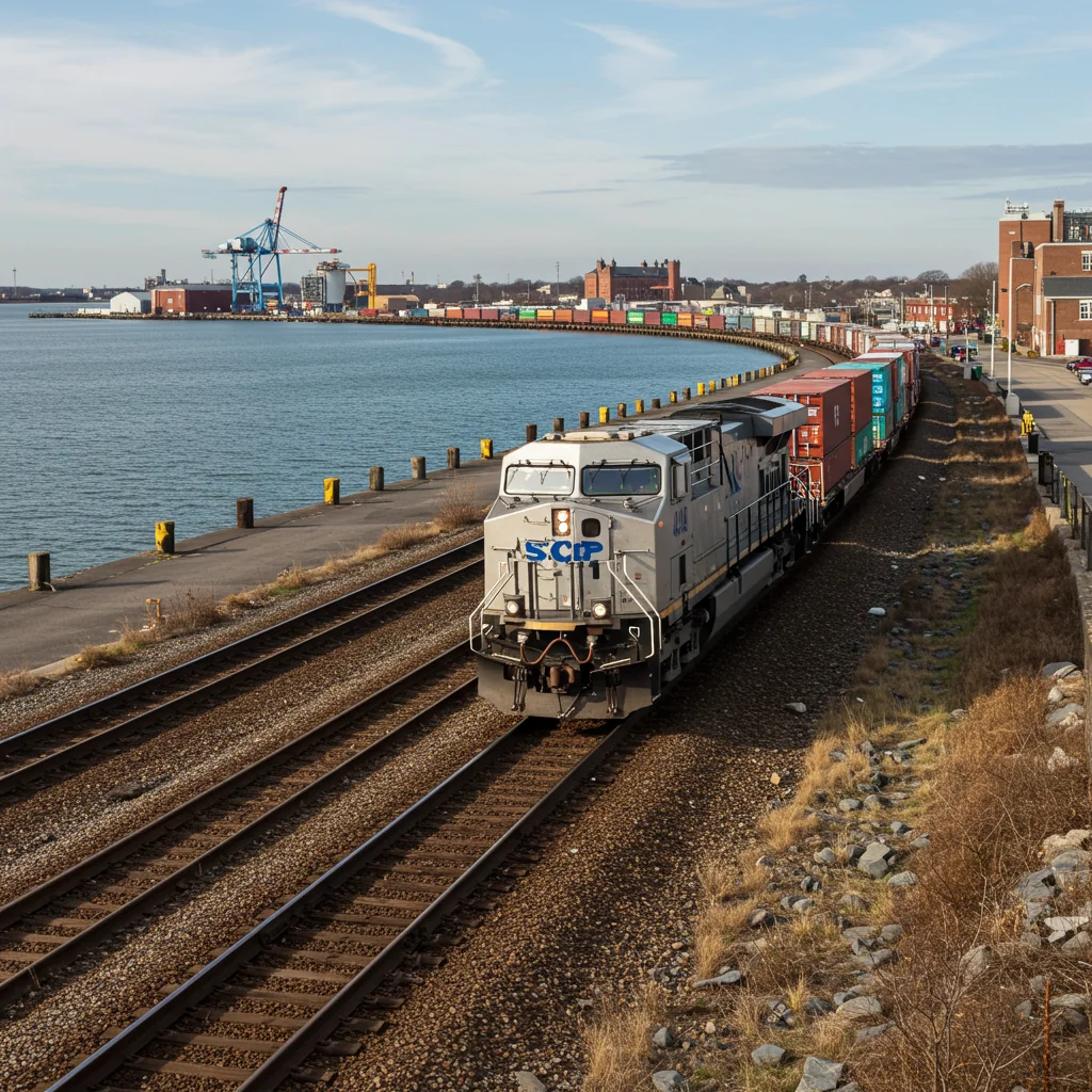 a railroad in New Bedford, MA