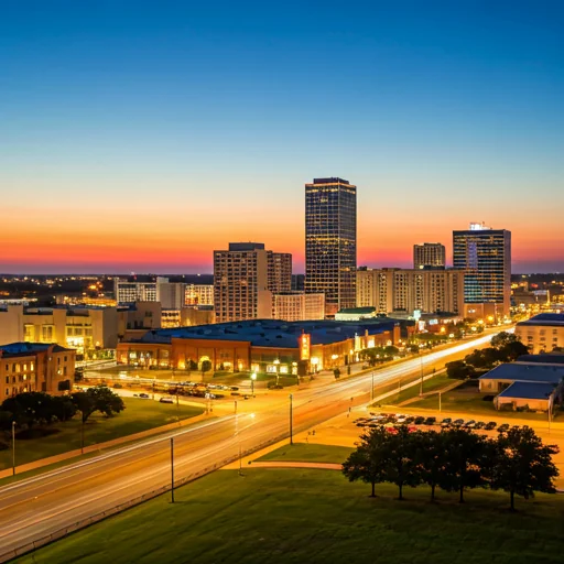 city of Richardson at night