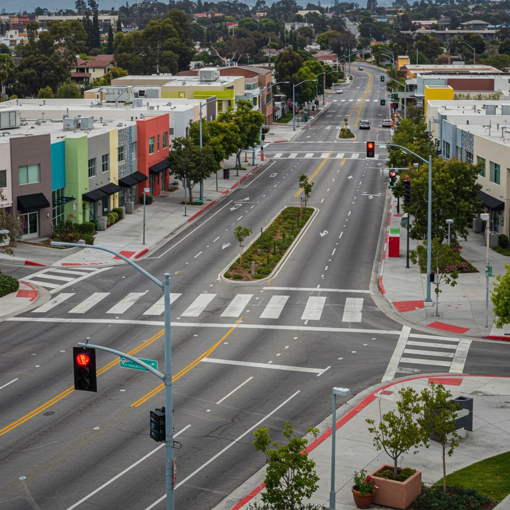 roads in South Gate, California