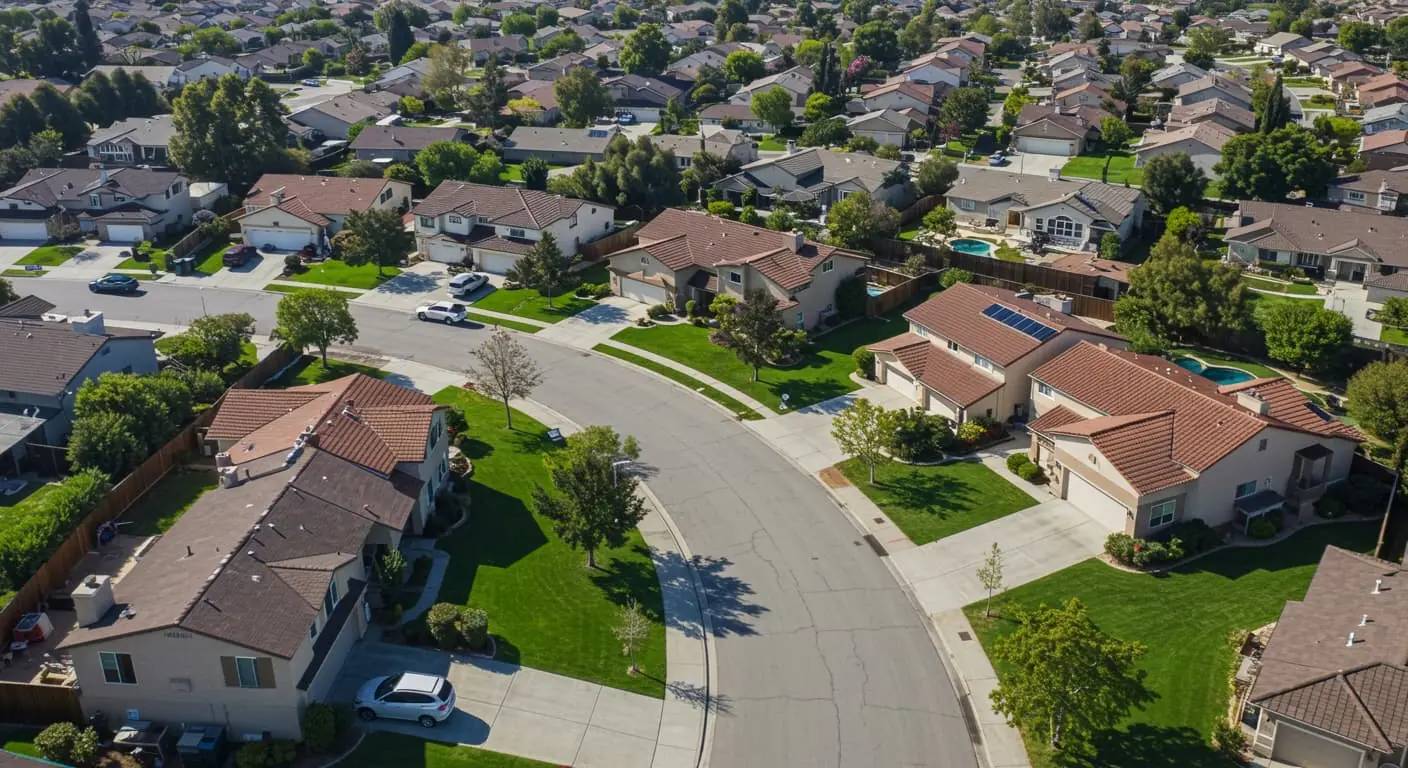 a neighborhood in Tustin, California