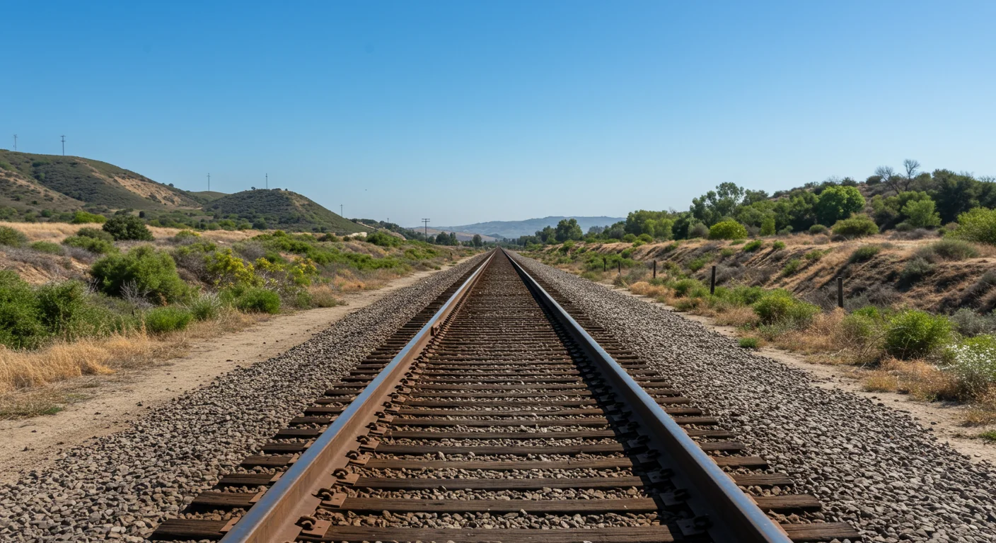 AI image of railroad in Murrieta, CA