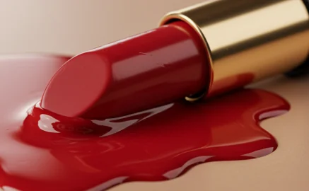 melting lipstick