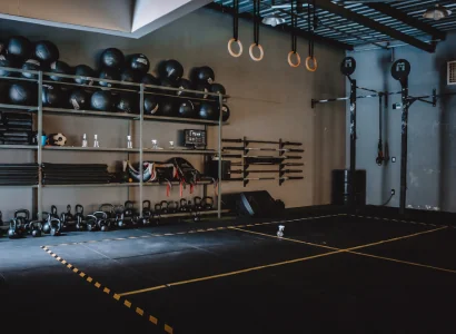 inside of a weight training gym