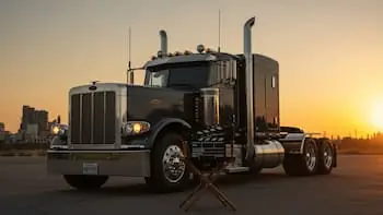 best trucking moments in movies back semi truck parked behind movie director chair with a clapper on the seat PREVIEW VERSION